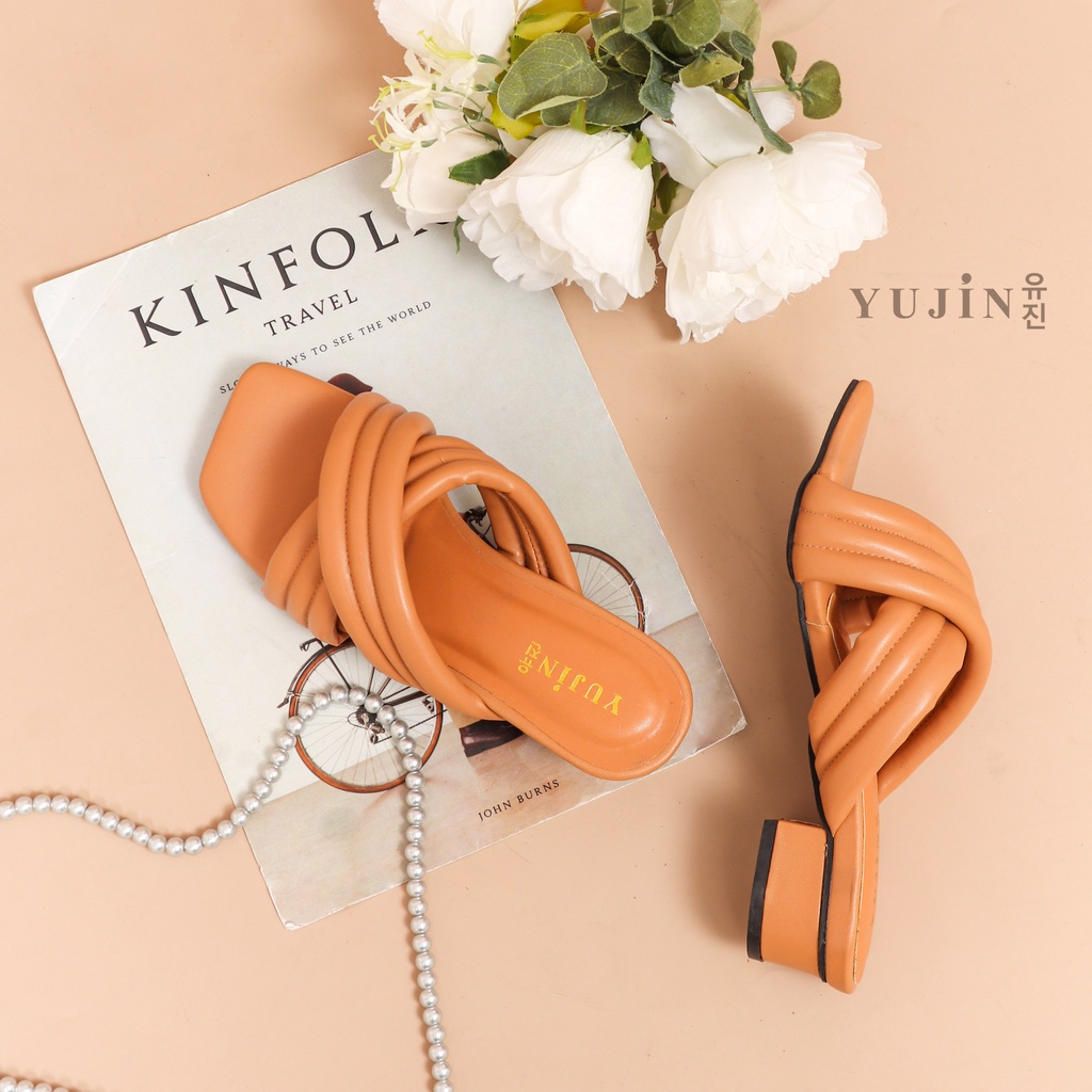 YUJIN Sandal Heels Wanita Harumi Korean Style Sandals