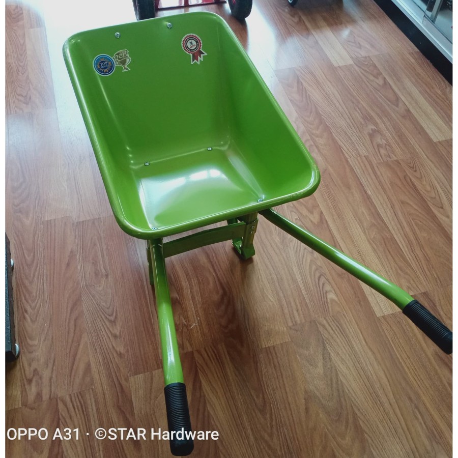Artco Banana Green Gerobak Roda Pasir Sorong Wheel Barrow HIJAU