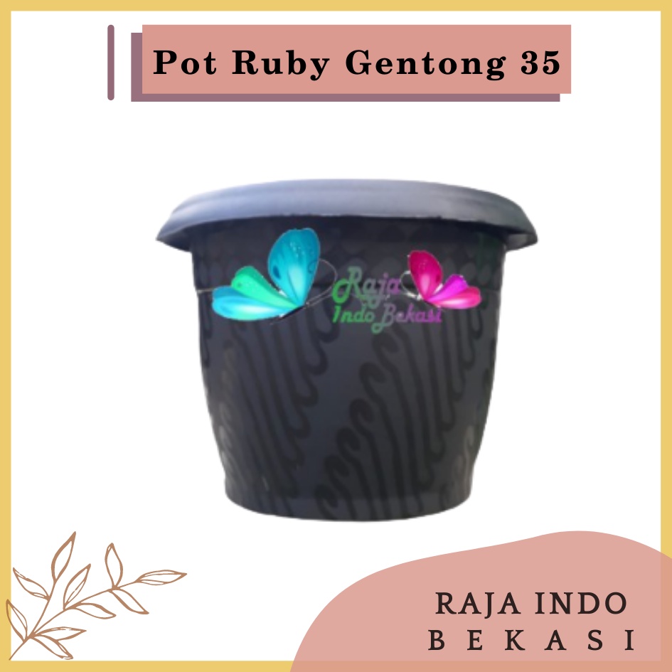 Pot Gentong VINCA 35 Hitam Pot Plastik Bunga Jumbo Besar Murah Tanaman Uk Mirip Pot Tawon 35 Pot Tulip 45 20 30 Galaxy 25 40-Pot Bunga Putih 35 Strawberry | Pot Tanaman Plastik Besar