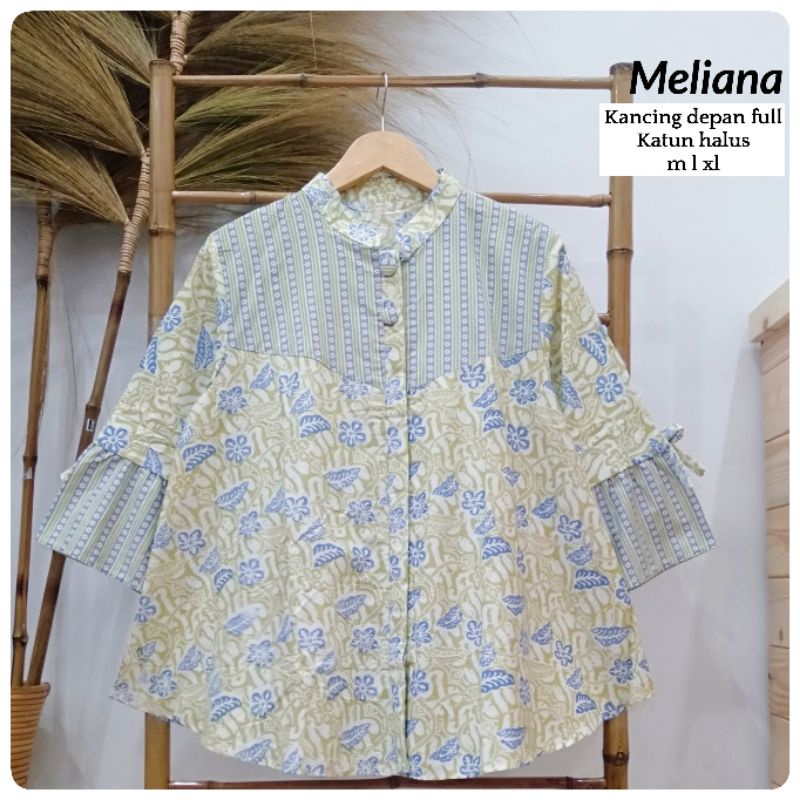 Atasan Batik Remaja Solo Murah Blouse Batik Modern Atasan Soft Kekinian-3