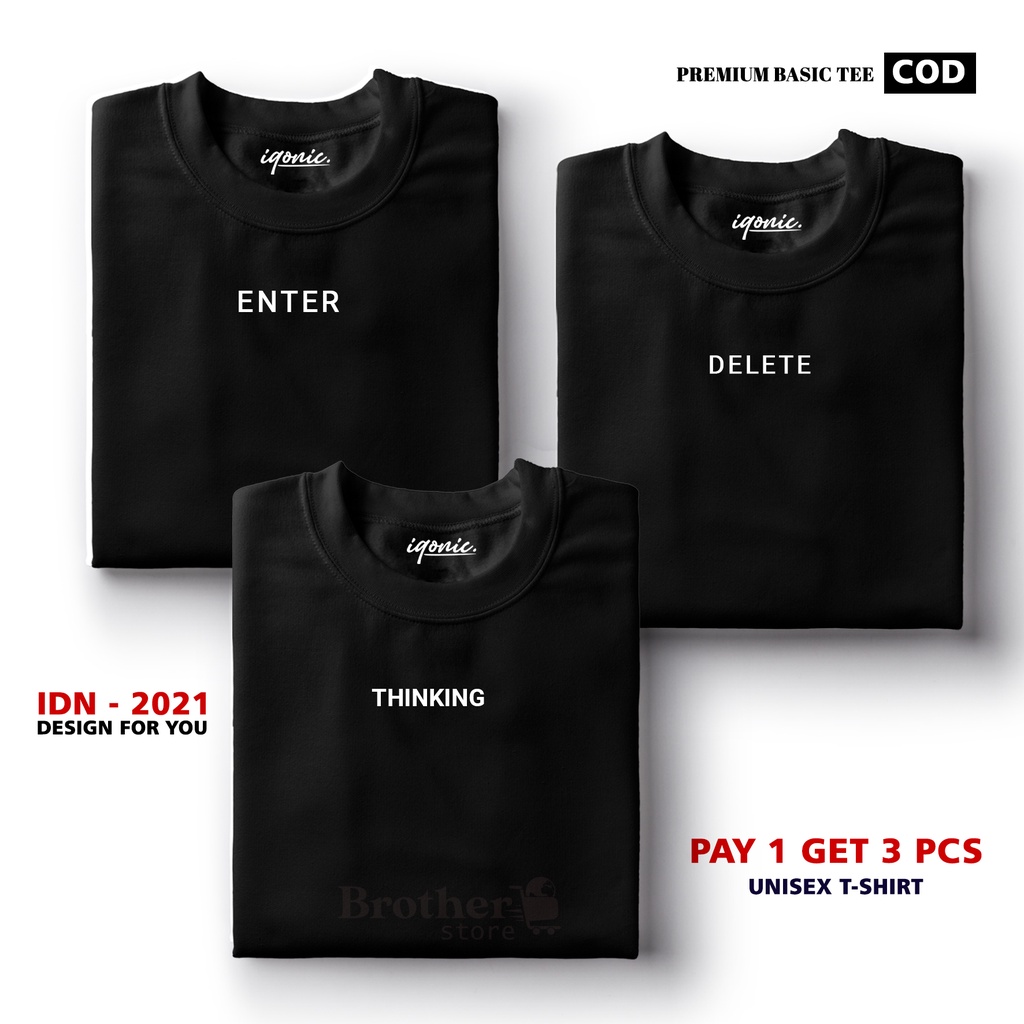 BUY 1 OR 3 PCS ( PROMO COD ) BROTHER STORE / Kaos Distro100% Catoon Combed 30s / ArticelEDT