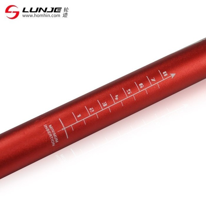 Lunje P371 Seatpost Sepeda 31.6 x 400 mm Tiang Sadel Alloy