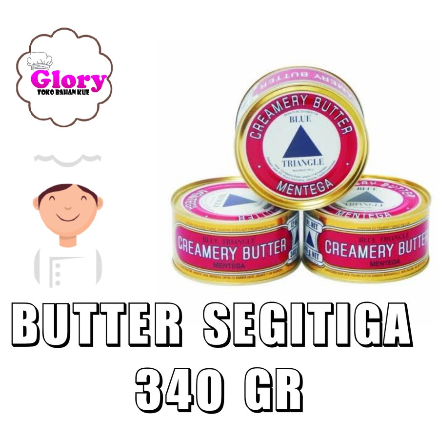 

blue triangle butter segitiga 340gr