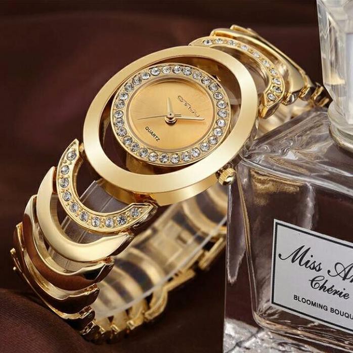 Promo Ready Stock.. Jam Tangan Wanita Crrju, Jam Tangan Import
