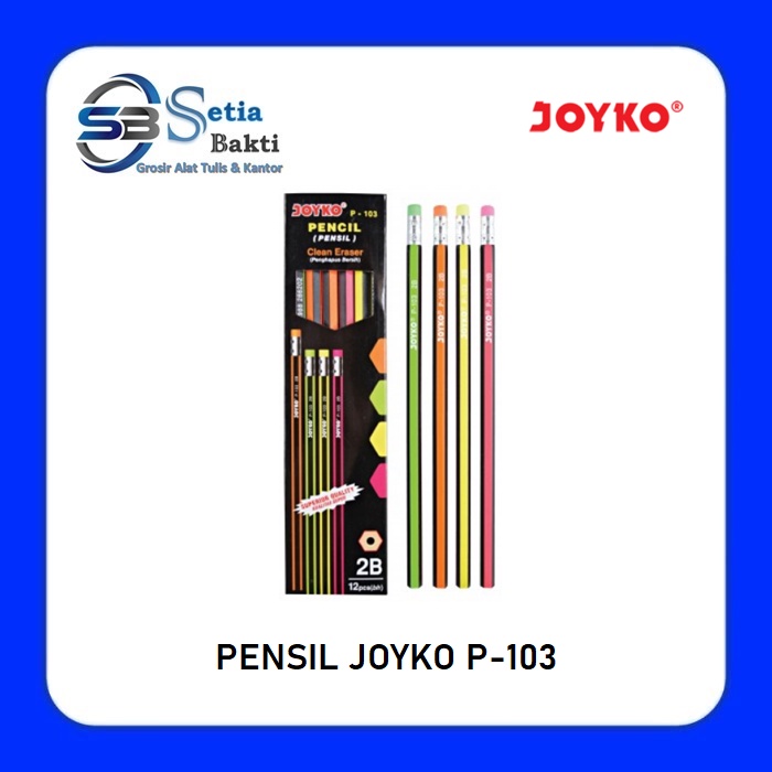 

JOYKO Pensil 2B P 103 Untuk Komputer 1 Pak - 12 Pcs
