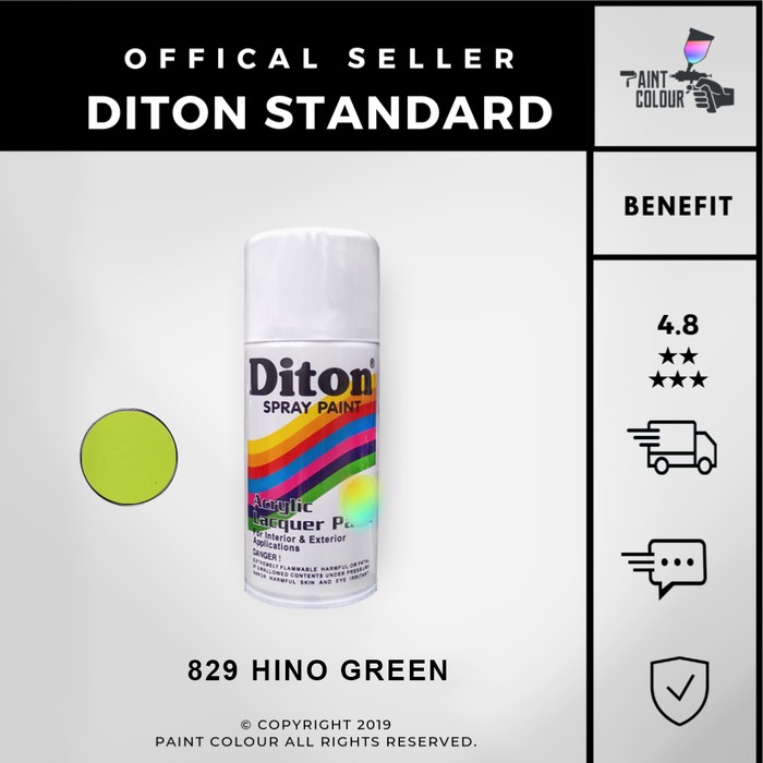 Diton 829 Hino Green Cat Semprot Motor/Helm/Gundam