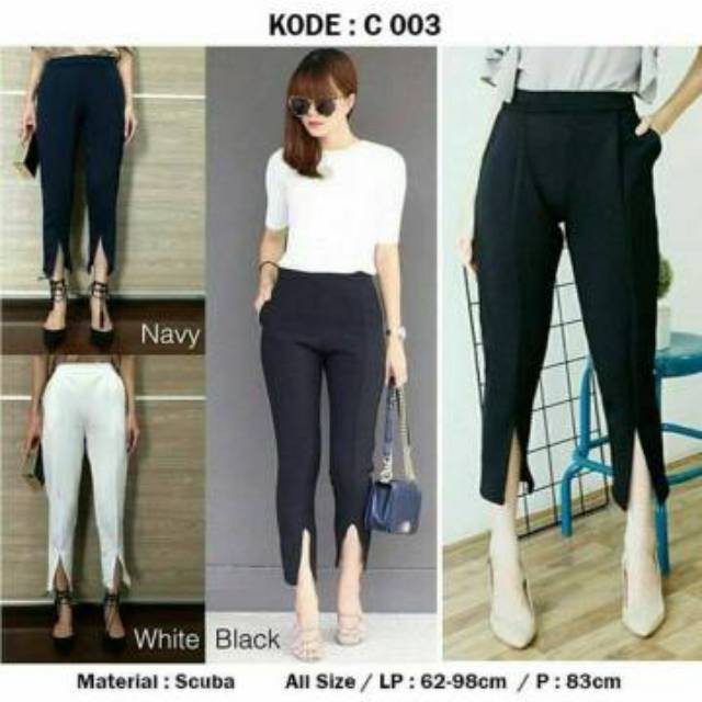 celana pants luna belah scuba