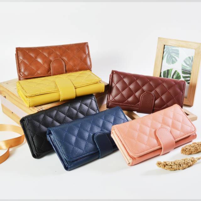 DELTAMODE DOMPET CHLOE BORDIR - Dompet Lipat Wanita