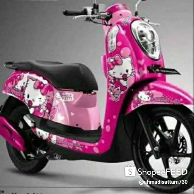 decal sticker scoopy hello kitty