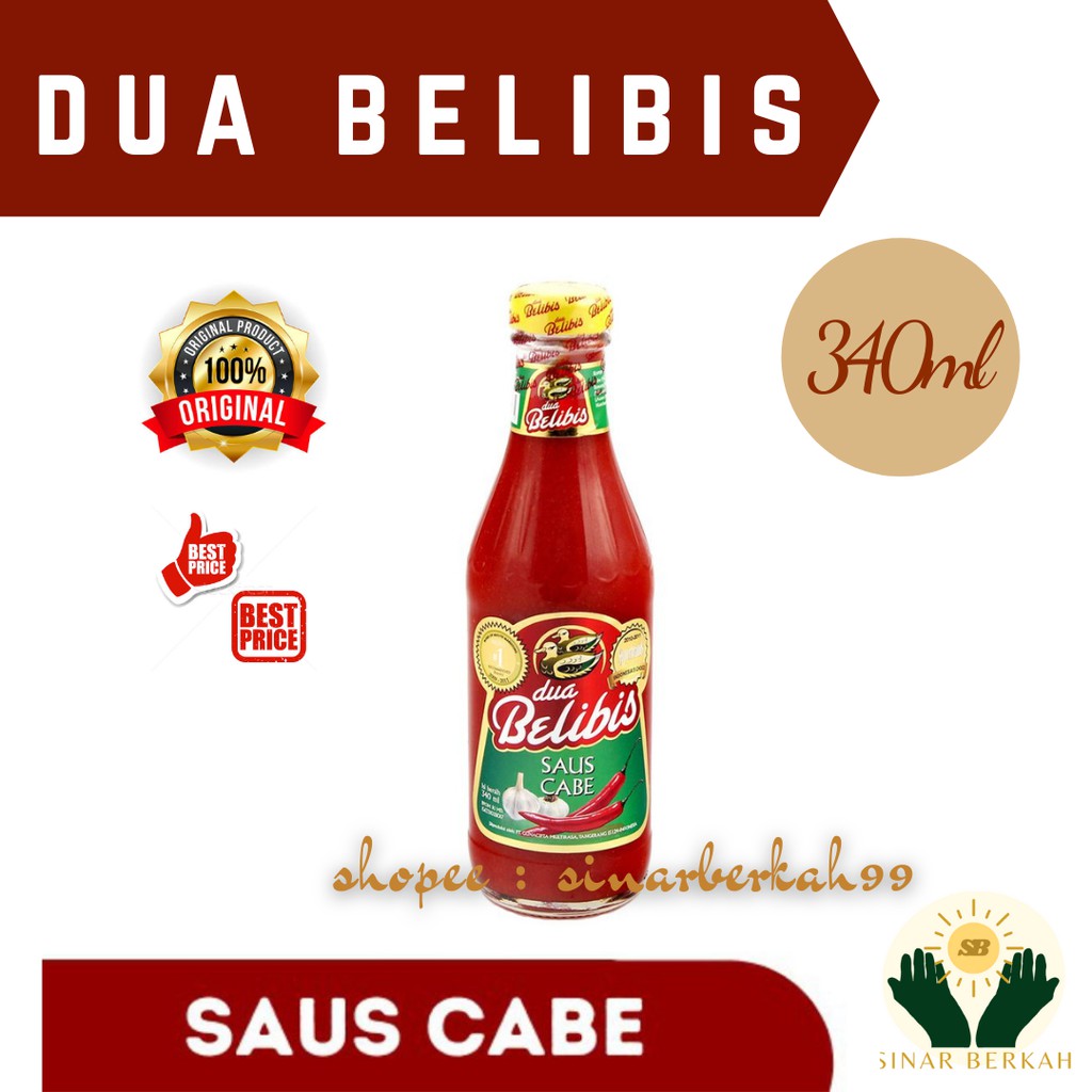 

Saus Cabe Dua Belibis 340 ML