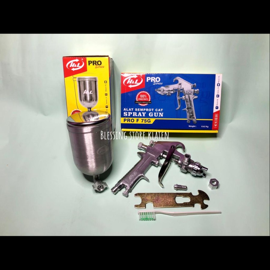 SPRAY GUN F 75 TABUNG ATAS H&L PRO / SPRAY GUN / SPRAY GUN MURAH