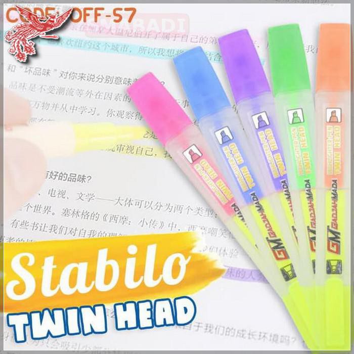 

COD - ALAT TULIS HIGHLIGHTER STABILLO PEN TWIN HEAD (OFF-57) - FCO