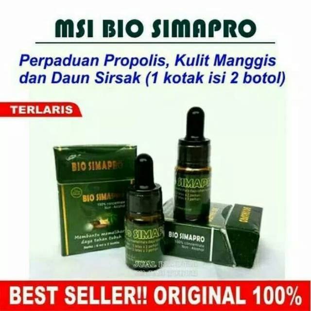 BIO SIMAPRO utk Daya Tahan Tubuh, asli 100% produk dari MSI