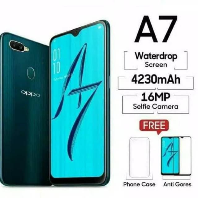 Oppo A7 Ram4/64gb Garansi Resmi