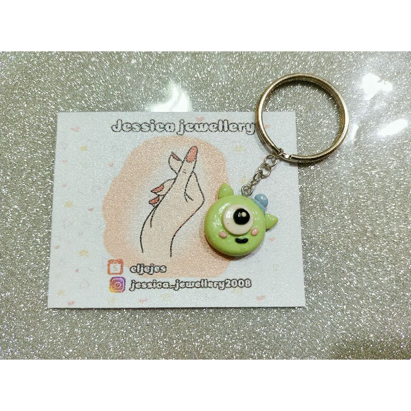 Mike Wazowski keychain