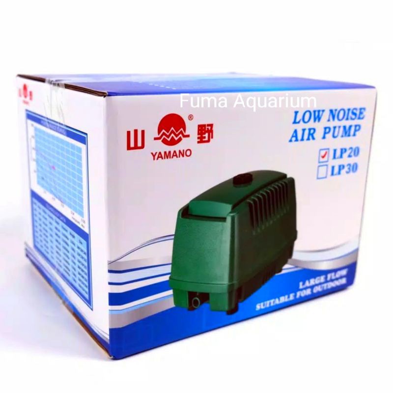 Mesin Aerator pompa Gelembung Udara Yamano LP-20 Airpump akuarium kolam