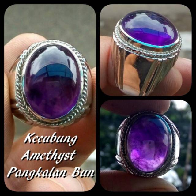 CINCIN KECUBUNG AMETHYST PANGKALAN BUN GRADE AAA+