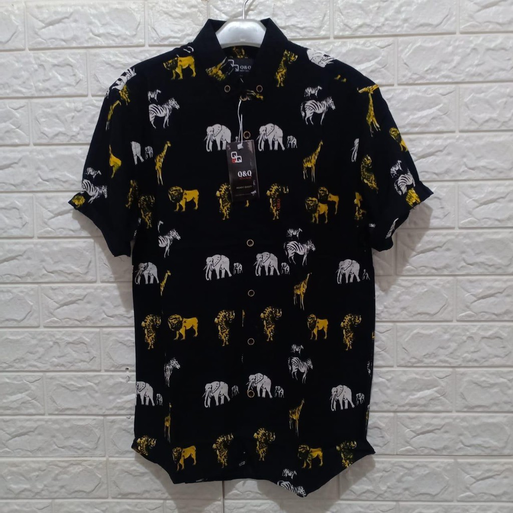 Promo Kemeja Pantai Rayon/Kemeja pantai pria lengan pendek/kemeja pantai pria murah