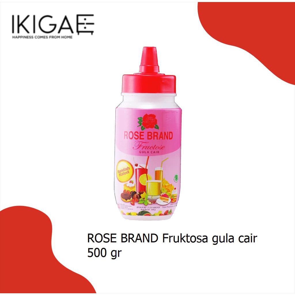 GULA CAIR FRUKTOSA / ROSE  BRAND SIRUP FRUKTOSA / FRUCTOSE 500 GR