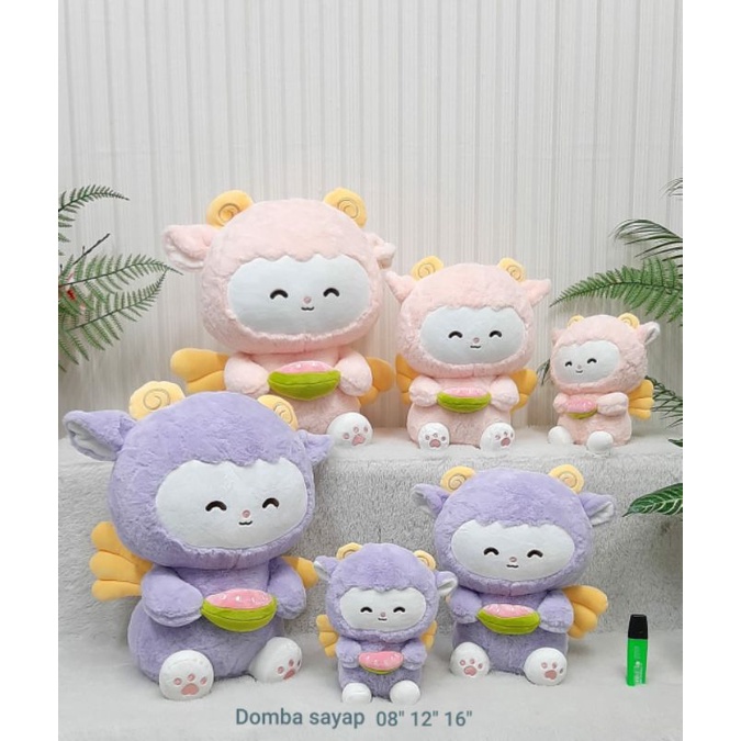 Boneka Domba Sayap Size 16&quot;/38cm/boneka animal/boneka anak lucu/