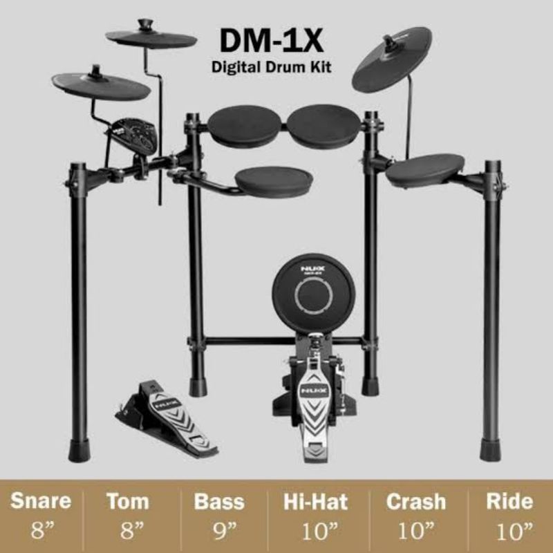 drum elektrik nux dm1x dm 1x dm 1 x electric drum