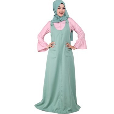 Stalya 26 by Ethica Dress Muslim Wanita bahan Katun Ima dan Rami Import Gamis dengan Inner dan Outer