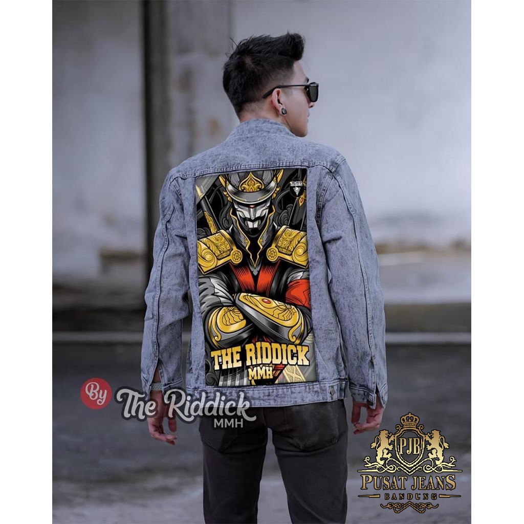 RCL - JAKET JEANS PRINTING PRIA-JEANS DENIM-JEANS COWOK-JAKET JEANS GAMBAR-JAKET