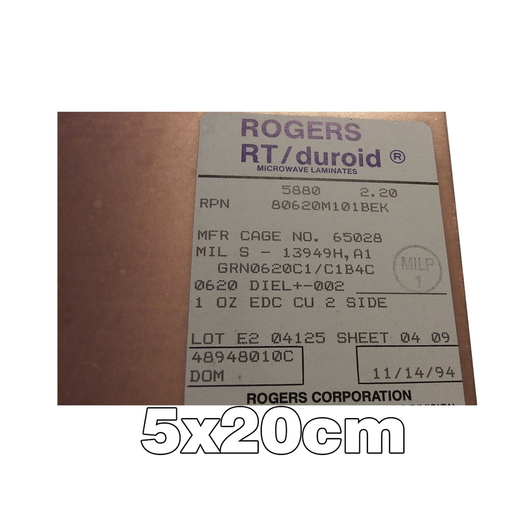 PCB Double Layer Rogers Duroid 5880