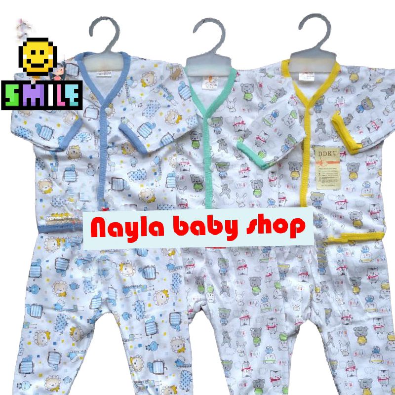 DDKU Setelan Panajang Bayi Newborn motif SNI