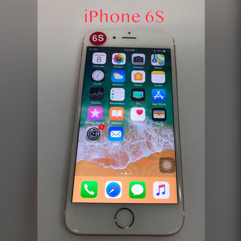 HP iPhone 6S 16GB NO FINGERPRINT SECOND BATANGAN ORI - ROSE GOLD