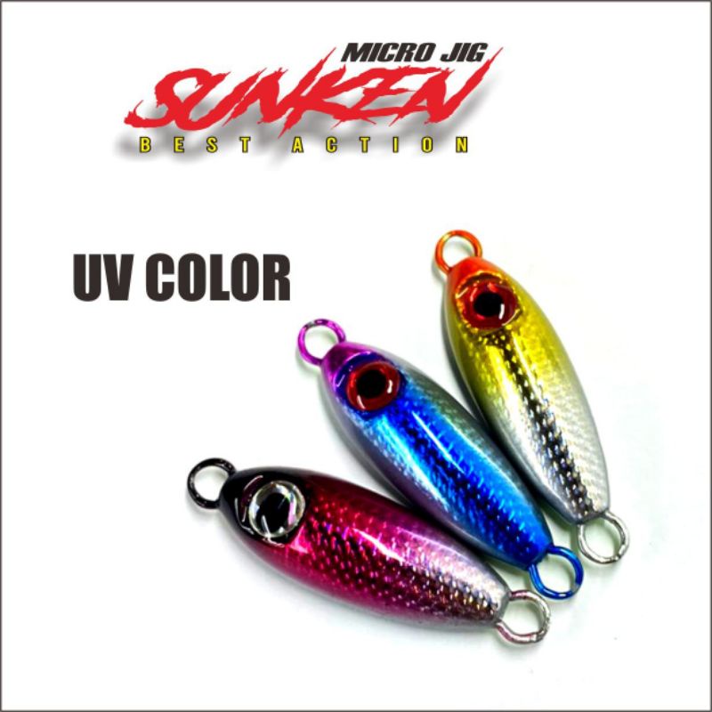 Umpan Micro Jig Ultralight Fishing 3-5-7 Gram