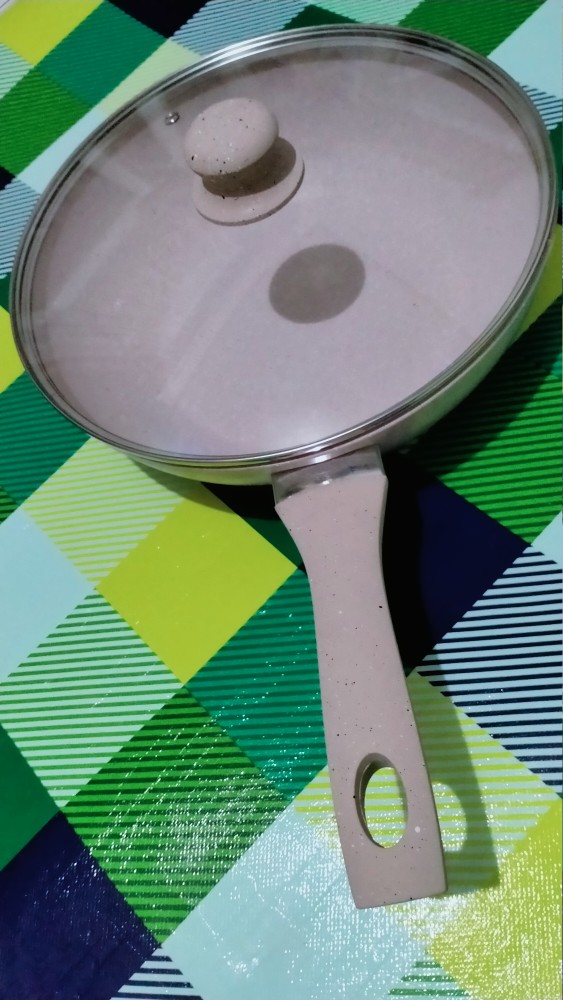 Bolde Super Pan Granite + Tutup Kaca 28cm Beige Induksi Glass Lid