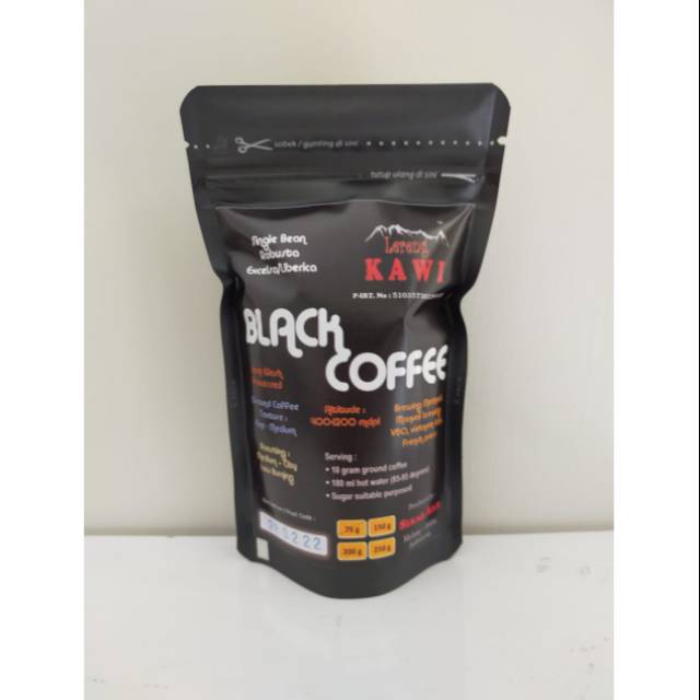 

Kopi Hitam kemasan 75 g