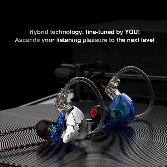 TRN STM 1DD 1BA Hybrid In Ear Monitor with Replaceable Filter Headset