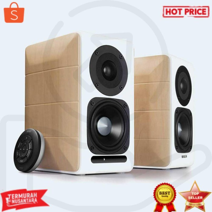 Edifier Hi-Res Audio Active 2.0 Bluetooth Bookshelf Speakers - S880DB
