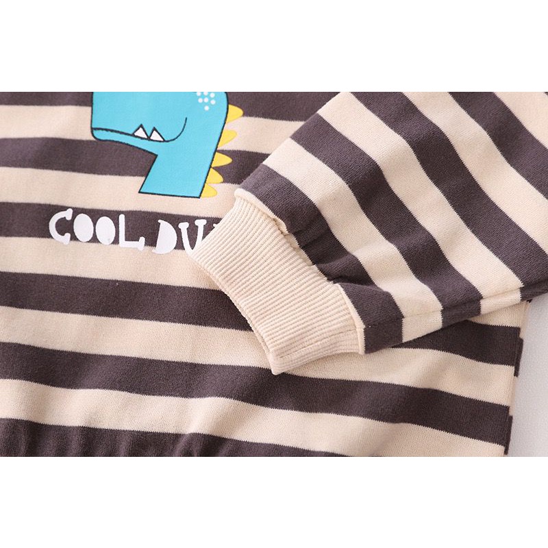 [COD] Setelan premium lengan panjang anak laki laki Motif  GOOD CREAM / BABYLOVANTA