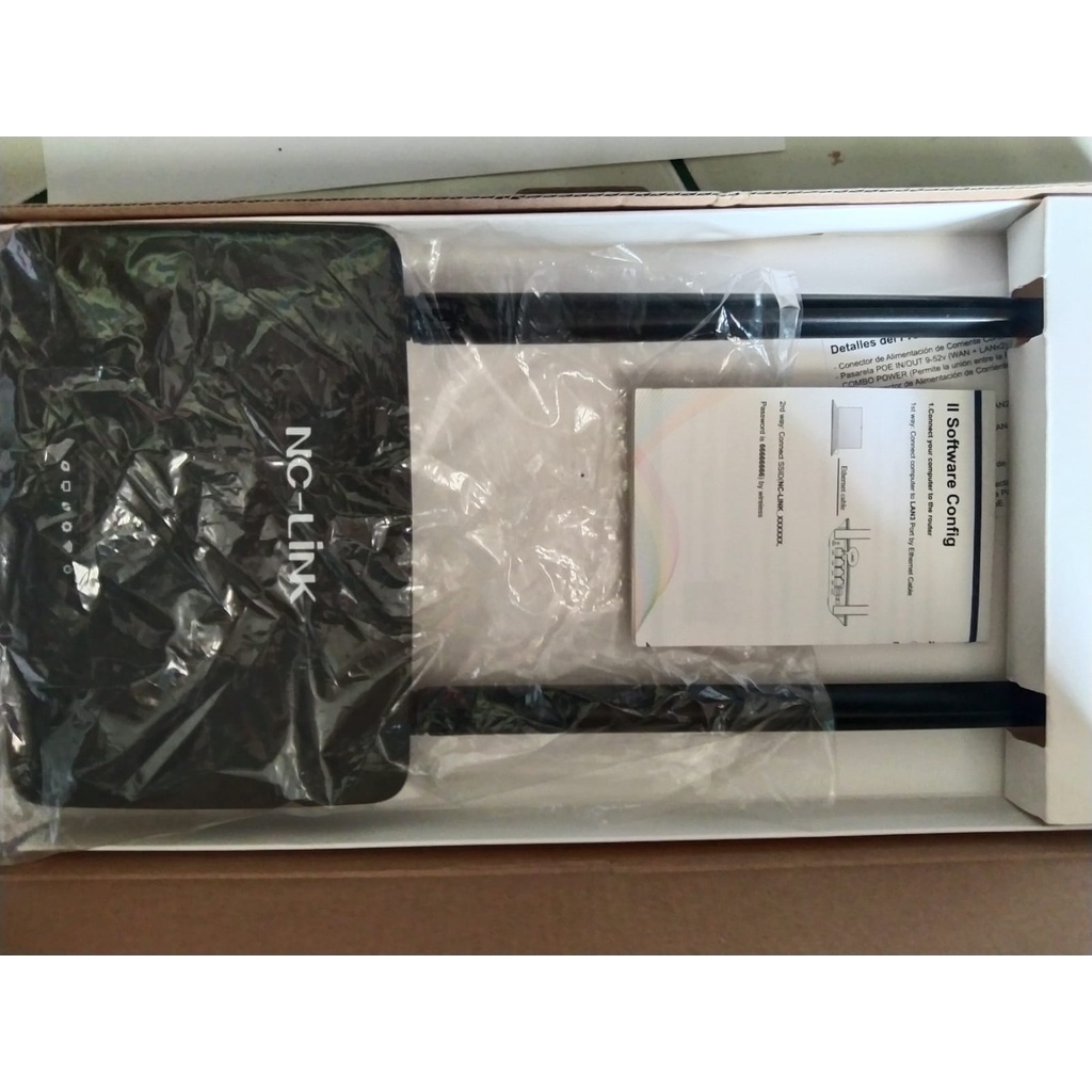 NC-LINK NC-WR27 NCLINK 300Mbps Wireless PoE Router + Adaptor