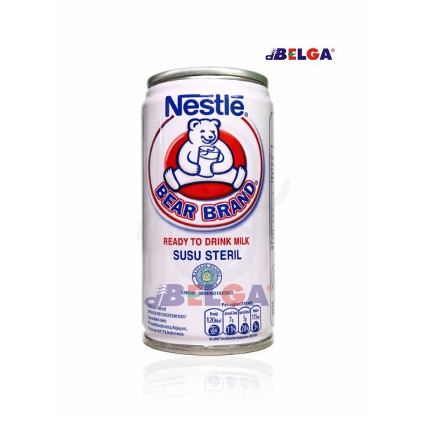 

Bear Brand Susu Steril | Kemasan Kaleng 189ml | Harga untuk 1 Paket Isi 4Pcs