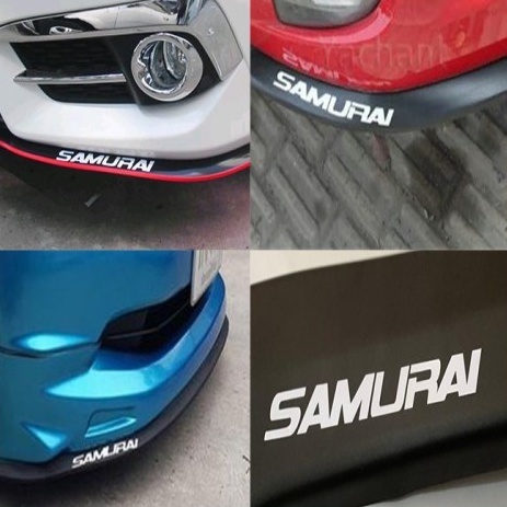 [BISA COD] Stiker Sticker Huruf Tulisan Samurai Lips Bumper