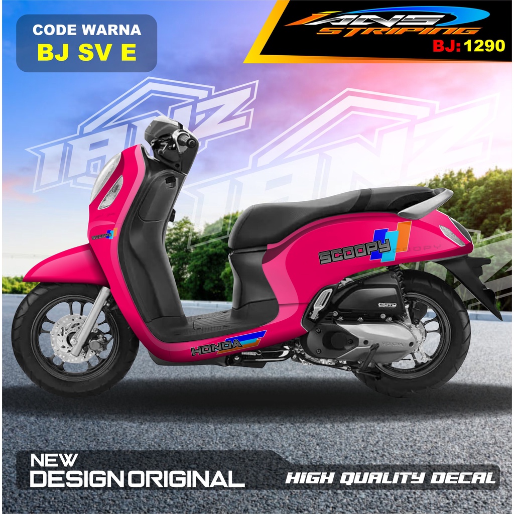 DECAL STICKER HONDA SCOOPY FULL BODY / STICKER VARIASI SCOOPY / STICKER TERBARU