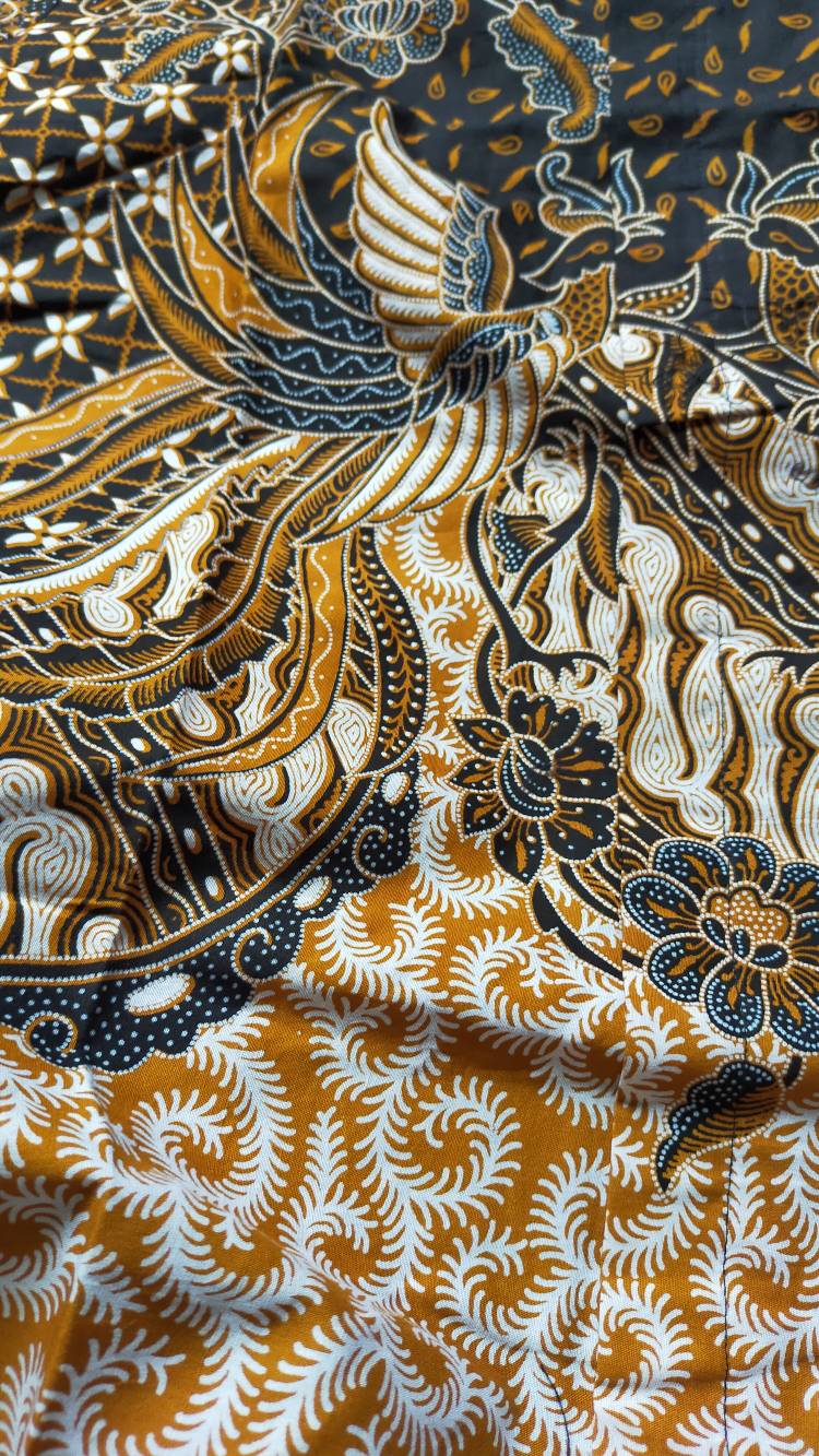 Vijay Pendek Kemeja Batik Pria Full Furing Katun Sragenan