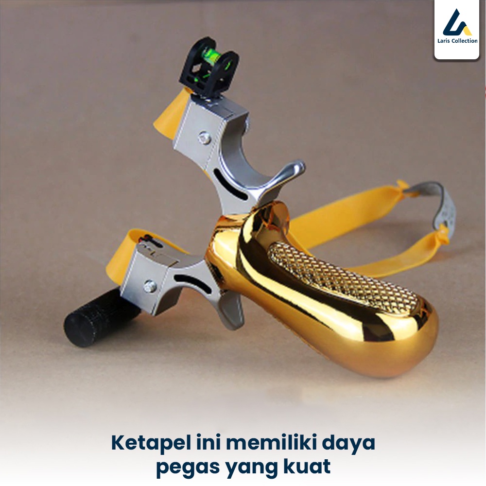 Ketapel Tactical Slingshot with Laser Plus Karet Ketapel Big Power Slingshot