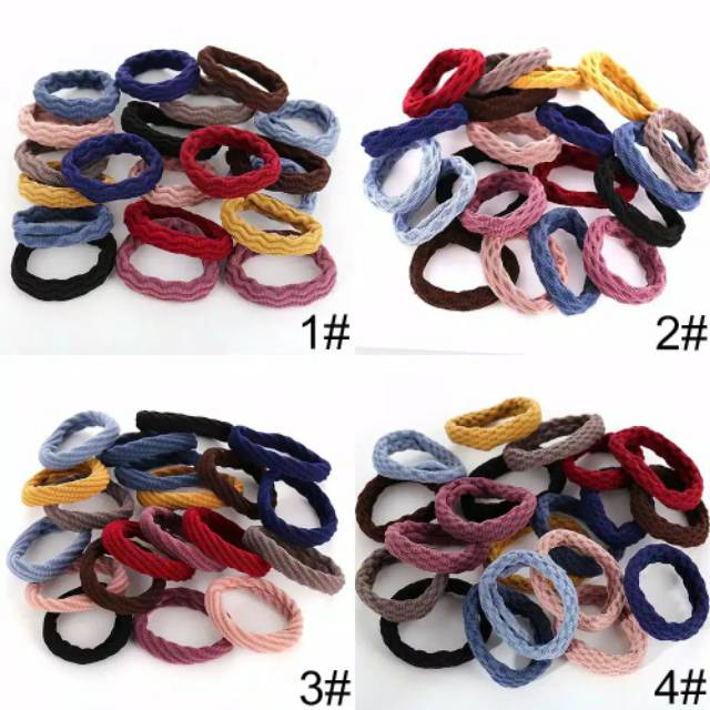 TERLARIS KARET KOREA WARNA WARNI ( 1 KOTAK ISI 20 PCS)