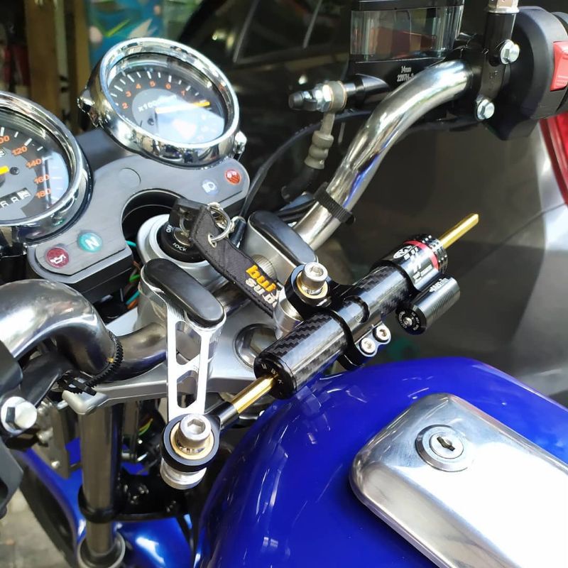 STABILISER STABILIZER SETANG STANG YAMAHA RX KING RX K RX Z RX S PLUS STABILISER MATRIS ITALY KARBON PENDEK-7