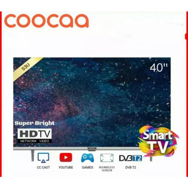 Jual Smart Led Tv Coocaa 40 Inch Coocaa 40s3u Shopee Indonesia