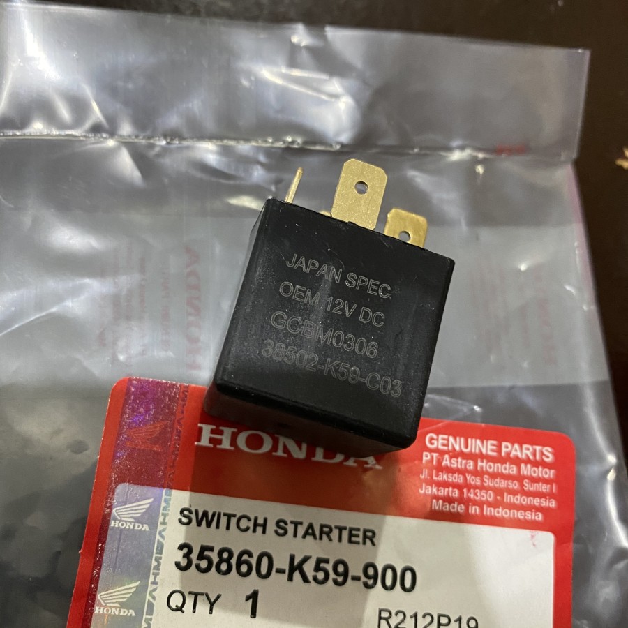 ESP K59 RELAY SWITCH STARTER HONDA MOTOR VARIO 125 150 LED PCX NEW-1