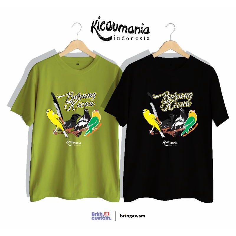 kaos kicau mania | kaos Kacer | murai batu | Lovebird