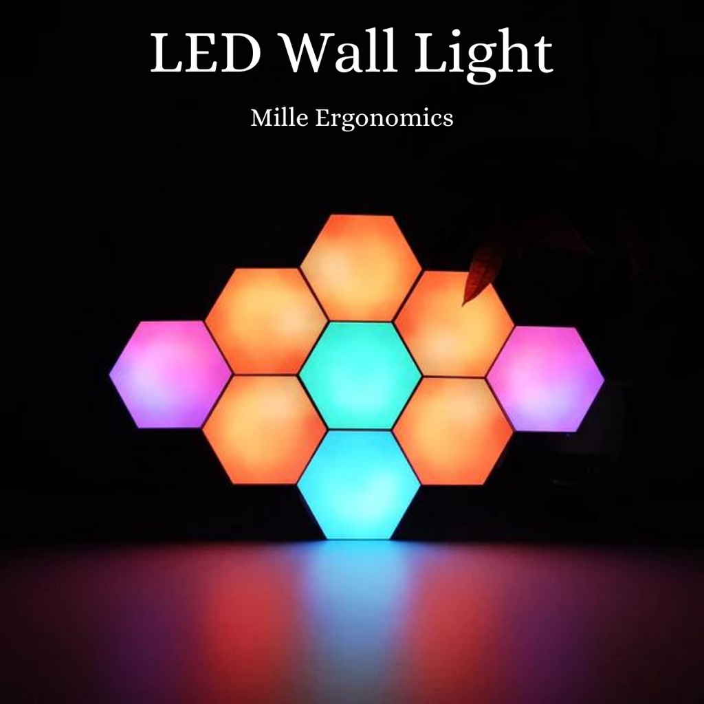 LED Wall Light Hexagonal LED | Mille Accesories