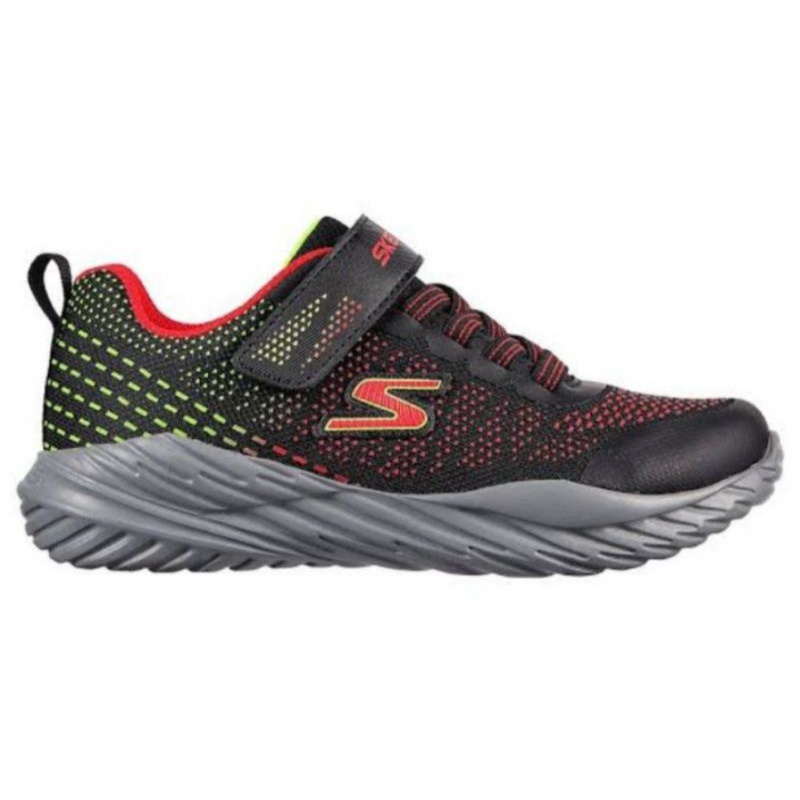 SKECHERS KIDS NITRO SPRINT BLACK RED