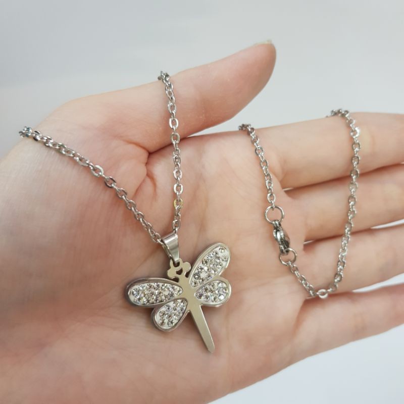 Kalung titanium capung / dragonfly